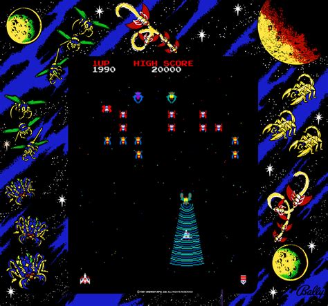 Galaxian gameplay - bloommaha