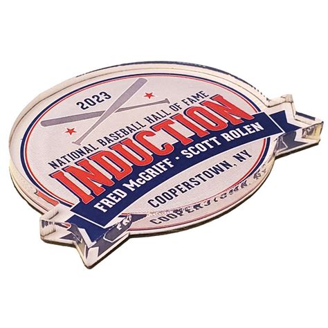 Baseball Hall of Fame 2023 Induction Logo Acrylic Magnet