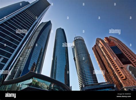 Skyline of Abu Dhabi Stock Photo - Alamy