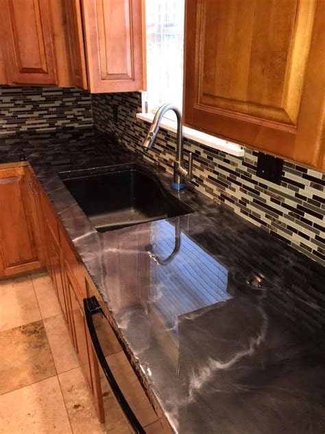 Concrete Countertop Designs Ideas | Direct Colors | Epoxy countertop, Kitchen countertops ...