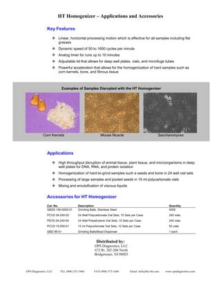 HT Homogenizer | PDF