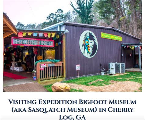 a small building with a sign that says visiting expedition bigfoot ...