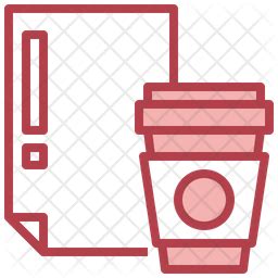Coffee Glass Icon - Download in Dualtone Style