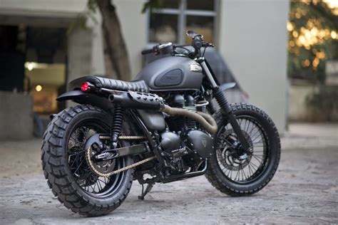 Hell Kustom : Triumph Scrambler By Rajputana Custom Motorcycles