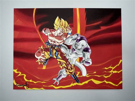 Goku Vs Frieza Drawings