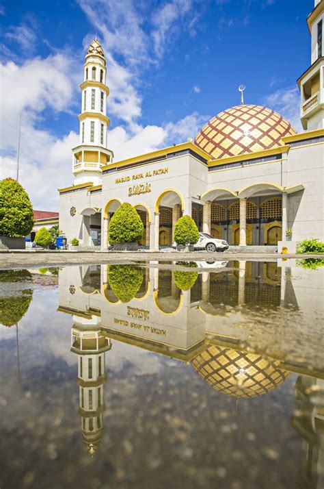 Al-Fatah Mosque, the Great Mosque of Ambon City, Indonesia. the Biggest ...