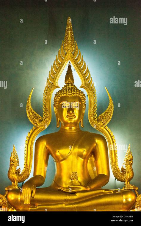 Thailand, Bangkok, Wat Benchamabophit, Buddha Stock Photo - Alamy