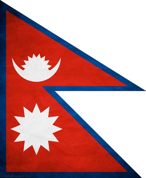 Nepal Flag Grunge by think0 on DeviantArt