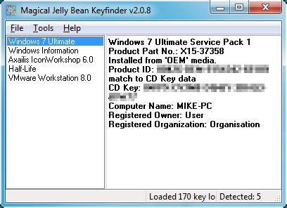 Magical Jelly Bean Keyfinder 2.0.10.12 free download - Software reviews ...