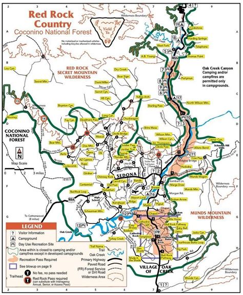 sedona scenic drive map - Thomasine Dunne