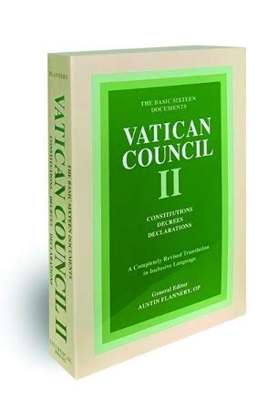 Vatican Council II: The Basic Sixteen Documents: Austin Flannery ...