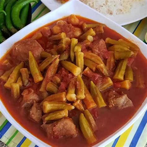 طرز تهیه خورشت بامیه خوشمزه و خوزستانی با گوشت گوسفندی