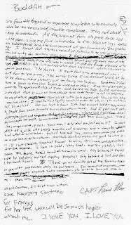 About @ NIRVANA: last letter from Kurt Cobain