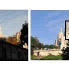 Example of a sub-image searching for Sacré-Cœur cathedral. | Download Scientific Diagram