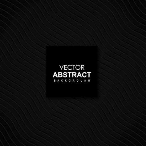 Free Vector | Black Vector Abstract Background