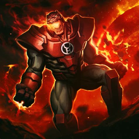 Atrocitus from Infinite Crisis Red Lantern Corps, Green Lantern, Lantern Art, Comic Book ...