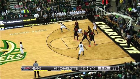 Charlotte 49ers Men s Basketball vs Miami Highlights – Basketball Alley