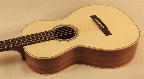 G001 - Custom Black Walnut Parlor Guitar - Seeders Instruments