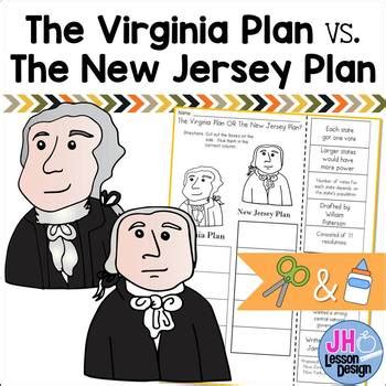 Constitutional Convention: Virginia Plan vs New Jersey Plan : Cut and ...