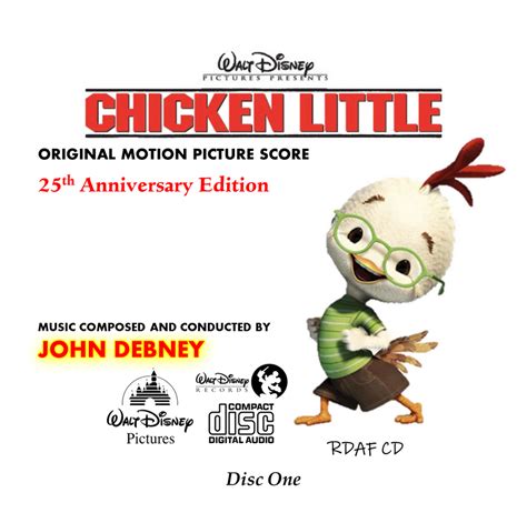 Chicken Little Score 25th Anniversary CD (Disc 1) by kidsfan on DeviantArt