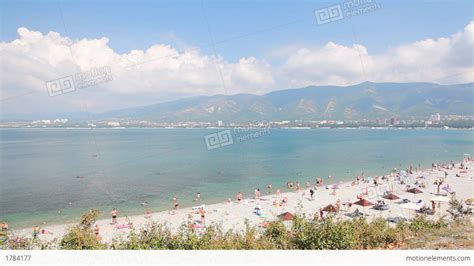 Gelendzhik City Beach Stock video footage | 1784177