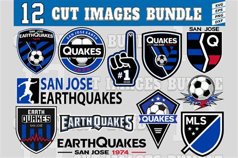 12 Styles MLS San Jose Earthquakes Svg, San Jose Earthquakes Svg, San ...