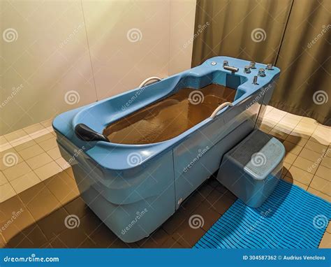 Mud Bath for SPA. Mud Therapy Treatment in Spas Stock Photo - Image of ...