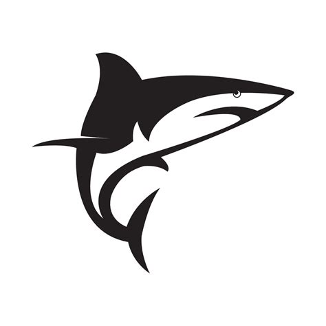 shark icon logo vector design template 16798655 Vector Art at Vecteezy