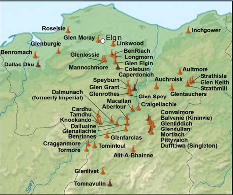 La región de Speyside en Escocia y sus magnificos whiskies