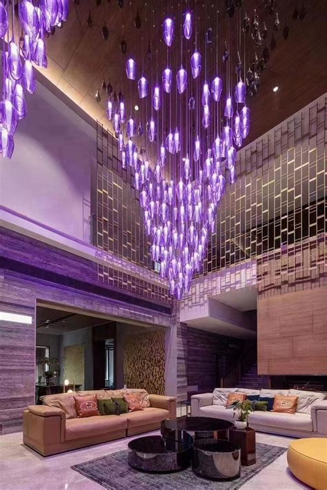 Dutti Non-standard Large long Modern LED Chandelier for Villa lobby | DUTTI LED Chandelier ...