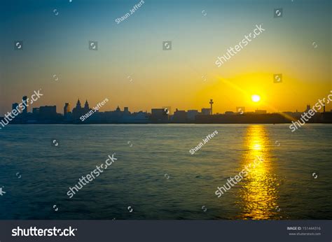 Liverpool Skyline Sunrise Stock Photo 151444316 | Shutterstock