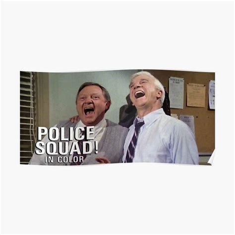 "Police Squad In Color" Poster for Sale by thebcarts | Redbubble