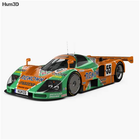 Mazda 787B 1994 3D model - Vehicles on Hum3D