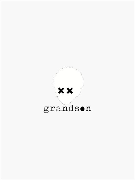 "Grandson Logo Design" Sticker for Sale by Awoody76 | Redbubble