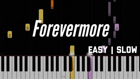 Forevermore - Side A | Slow Easy Piano Tutorial - YouTube