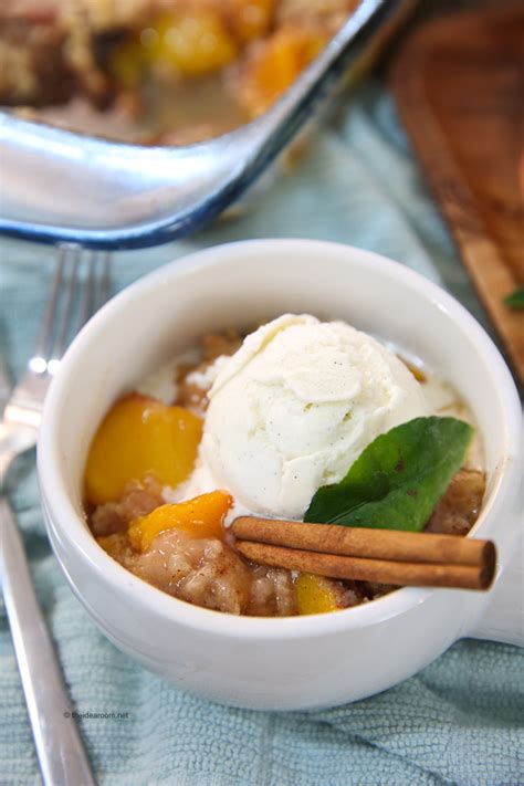 Peach Crisp Recipe - The Idea Room