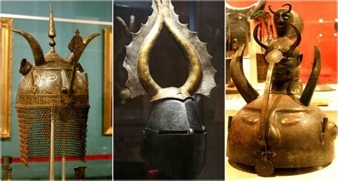 Horned helmets were worn by many people,but not by the Vikings- Surviving examples of elaborate ...