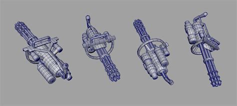 3D model minigun - TurboSquid 1596833