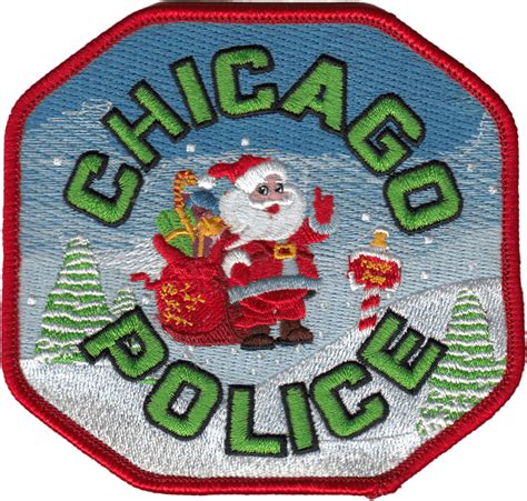 CHICAGO POLICE SHOULDER PATCH: Christmas - Chicago Cop Shop