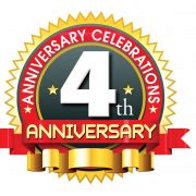 4th Anniversary PNG - PNG All | PNG All