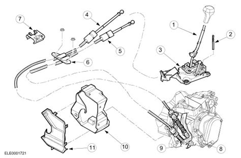 2002 Ford focus manual shifter cable