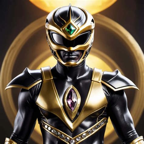 Download Black Ranger Costume Portrait Wallpaper | Wallpapers.com