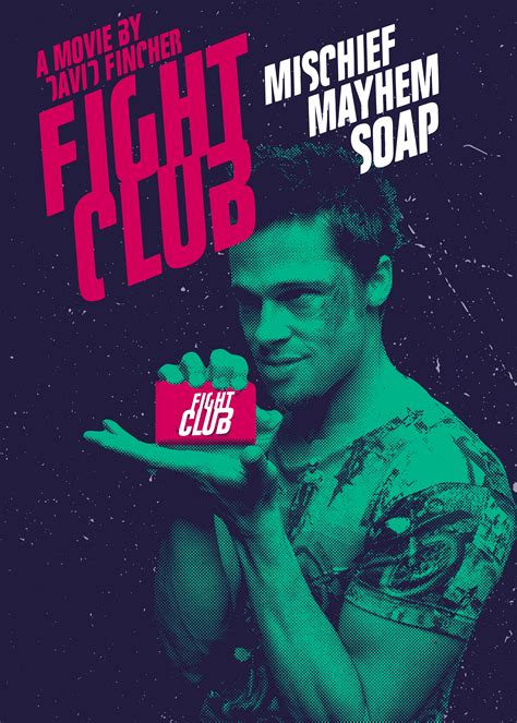 Fight Club | Silkscreen Poster on Behance | Fight club poster, Fight club, Fight club soap