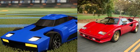 Rocket League cars IRL day 4: Breakout=1988 Lamborghini Countach. Any ...