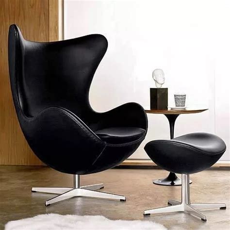 U BEST replica egg chair fiberglass egg chair egg shaped chair, Living room high quality leather ...