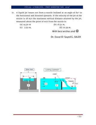 Examples in fluid mechanics