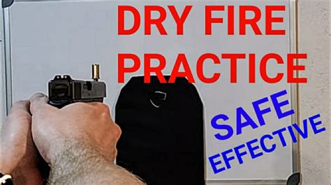 How to Dry Fire Practice Safely and Effectively - YouTube