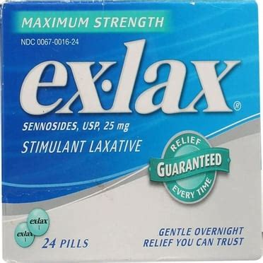 Ex-Lax Ex Lax Regular Strength Chocolate Laxative, 24 CT (Pack of 12) - Walmart.com