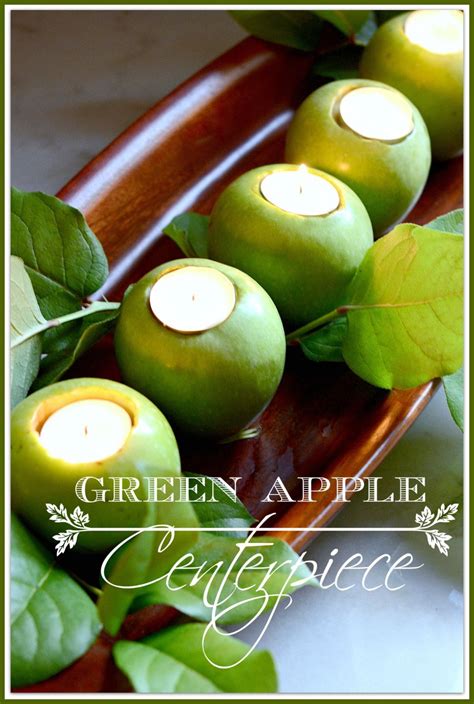 GREEN APPLE CENTERPIECE - StoneGable