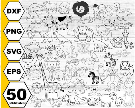 Animal Svg. Animal Silhouette. Animal Svg Bundle. Animal Clipart ...